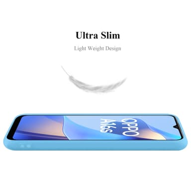 Deksel Oppo A16s / A54s Silikon cover (blå)
