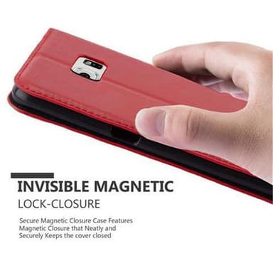 Samsung Galaxy S6 EDGE PLUS lommebokdeksel case (rød)