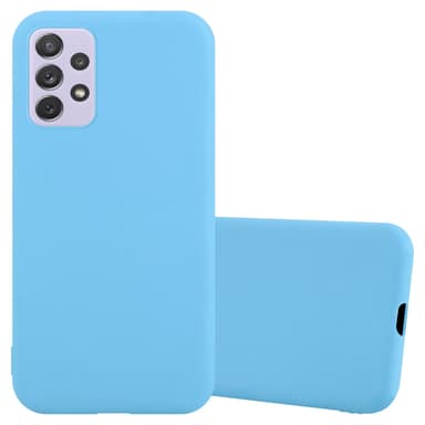 Deksel Samsung Galaxy A73 5G Silikon cover (blå)