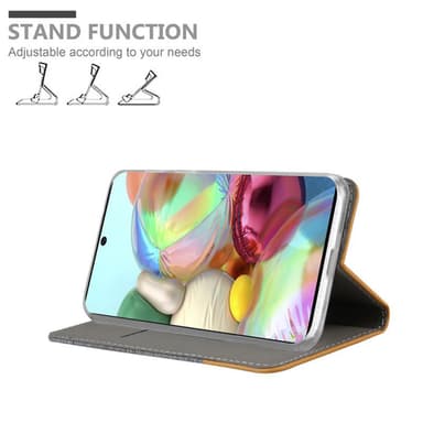 Samsung Galaxy A71 5G lommebokdeksel etui (grå)