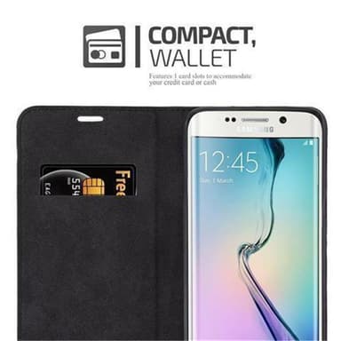 Samsung Galaxy S6 EDGE PLUS lommebokdeksel case (rød)