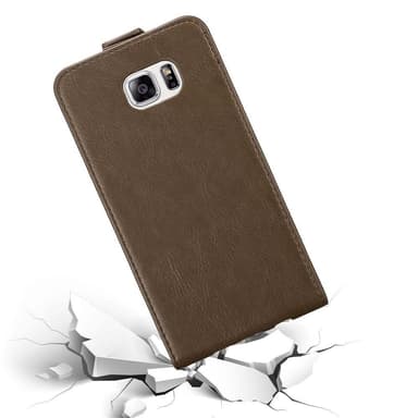 Samsung Galaxy NOTE 5 deksel flip cover (brun)