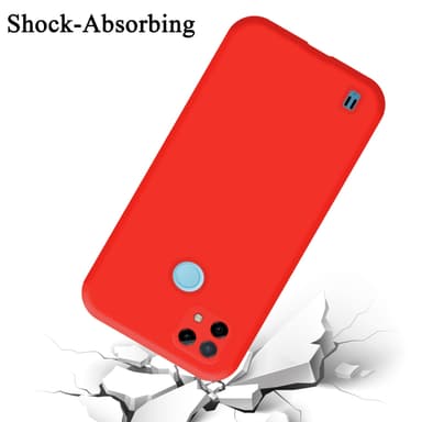 Realme C21 silikondeksel case (rød)