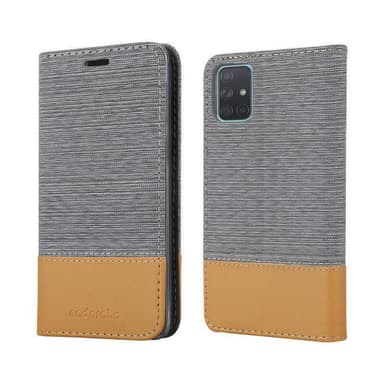 Samsung Galaxy A71 5G lommebokdeksel etui (grå)