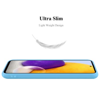 Deksel Samsung Galaxy A73 5G Silikon cover (blå)