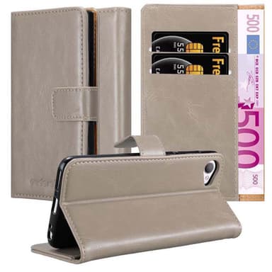 HTC Desire 12 lommebokdeksel etui (brun)
