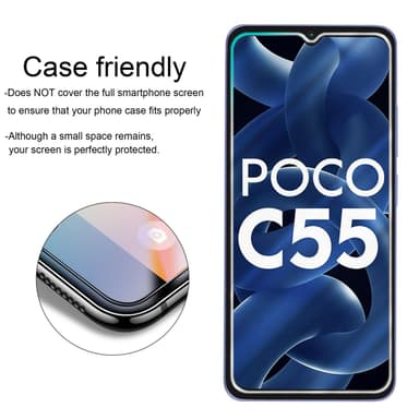 Xiaomi Poco C55 Skjermbeskytter Skärmskydd