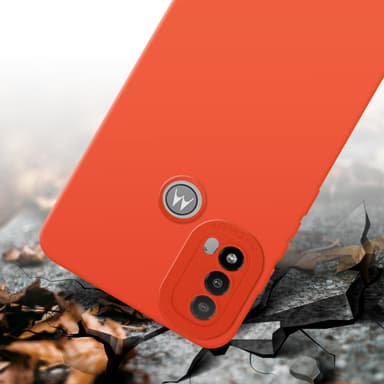 Motorola MOTO E20 Deksel case (oransje)