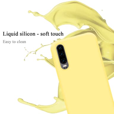 Huawei P30 silikondeksel case (gul)