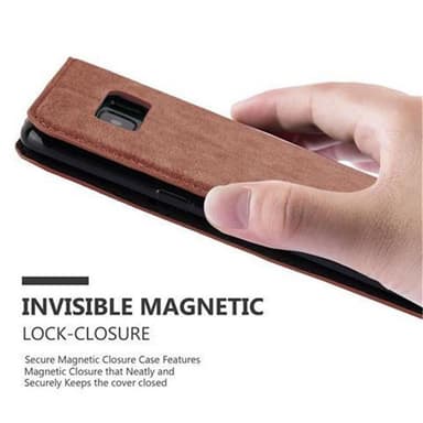Samsung Galaxy S8 lommebokdeksel case (brun)