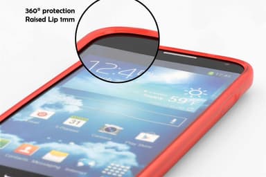 Huawei G8 MINI / Enjoy 5S silikondeksel case (rød)