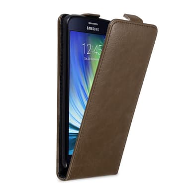 Samsung Galaxy A8 2015 deksel flip cover (brun)