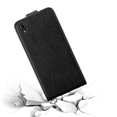 Sony Xperia M4 AQUA deksel flip cover (svart)