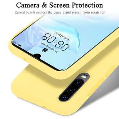 Huawei P30 silikondeksel case (gul)
