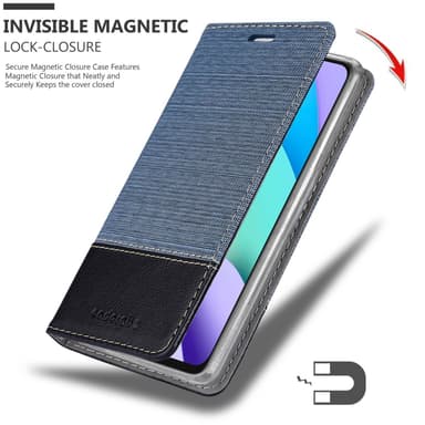 Xiaomi RedMi 10 lommebokdeksel etui (blå)