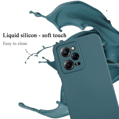 Xiaomi Poco X5 Pro 5G silikondeksel case (Grønn)