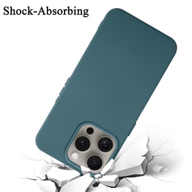 iPhone 16 PRO silikondeksel case (grønn)