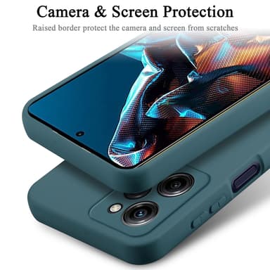 Xiaomi Poco X5 Pro 5G silikondeksel case (Grønn)