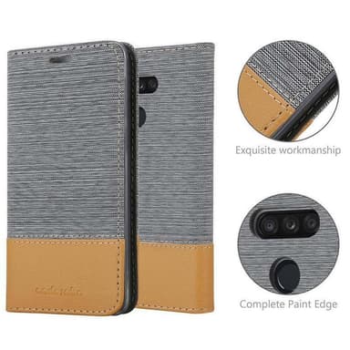 LG K50S lommebokdeksel etui (grå)