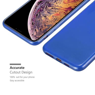 iPhone XS MAX silikondeksel cover (blå)
