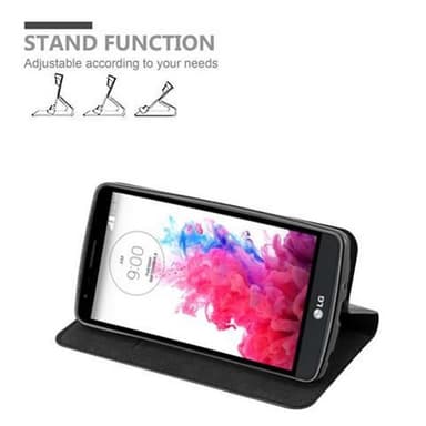 LG G3 STYLUS lommebokdeksel case (svart)