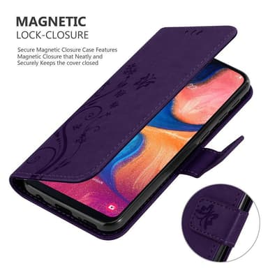Samsung Galaxy A10e / A20e lommebokdeksel Blomster