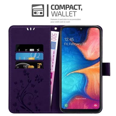 Samsung Galaxy A10e / A20e lommebokdeksel Blomster