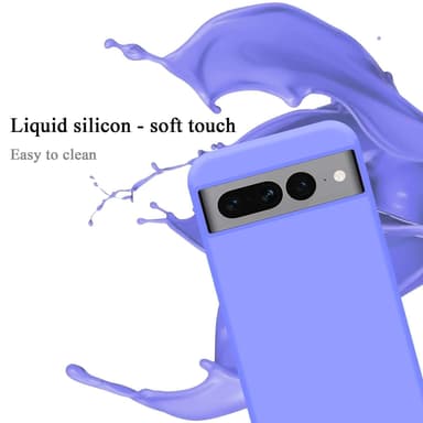 Google PIXEL 7 PRO silikondeksel case (Lilla)