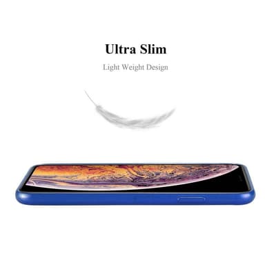 iPhone XS MAX silikondeksel cover (blå)