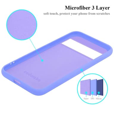 Google PIXEL 7 PRO silikondeksel case (Lilla)