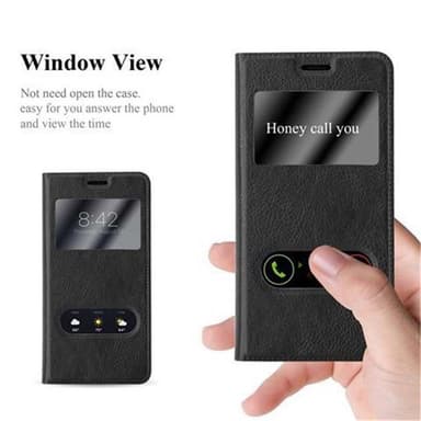 iPhone X / XS lommebokdeksel cover (svart)