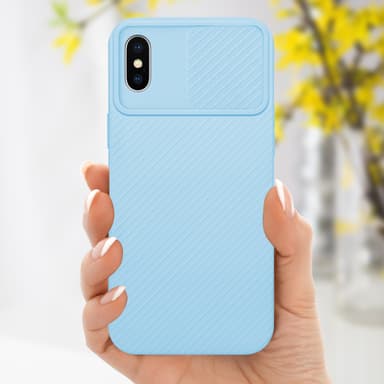 Deksel iPhone XS MAX cover (blå)