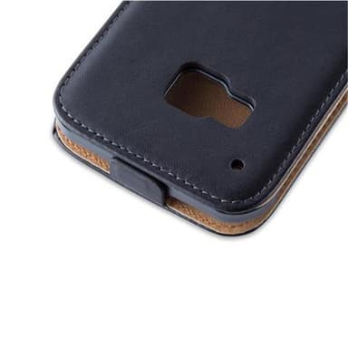 HTC ONE M9 Deksel Flip Case (svart)