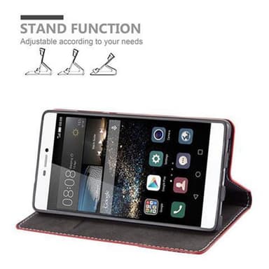 Huawei P8 Deksel Case Cover (rød)