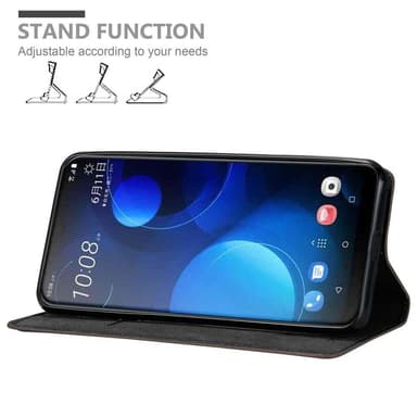 HTC Desire 19 PLUS lommebokdeksel case (brun)