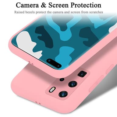Huawei P40 PRO / P40 PRO+ silikondeksel case (rosa)
