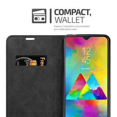 Samsung Galaxy M20 lommebokdeksel case (brun)
