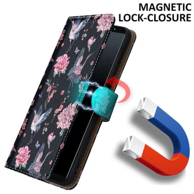 Samsung Galaxy NOTE 8 lommebokdeksel etui (svart)