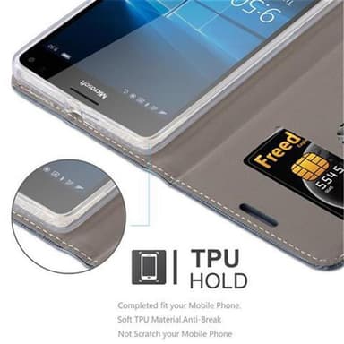 Nokia Lumia 950 XL lommebokdeksel etui (blå)