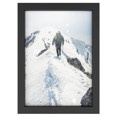 Vakker ramme for plakater og bilder 32,5x23,8cm (svart)