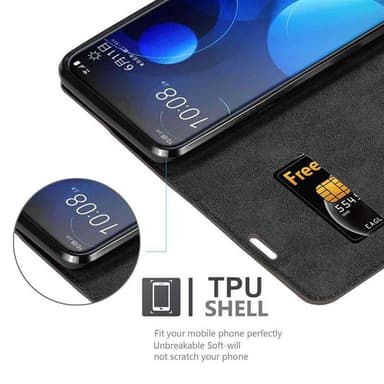HTC Desire 19 PLUS lommebokdeksel case (brun)