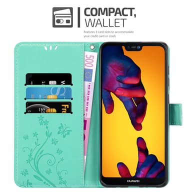 Huawei P20 LITE 2018 / NOVA 3E lommebokdeksel Blomster
