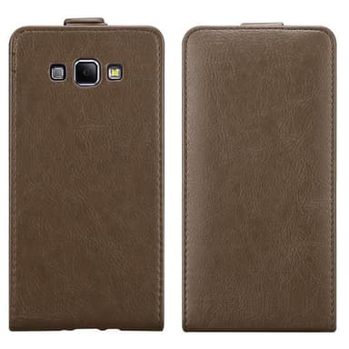 Samsung Galaxy A8 2015 deksel flip cover (brun)