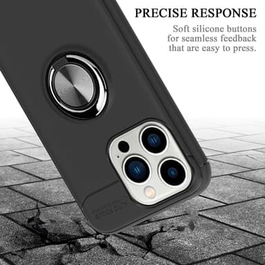 iPhone 14 PRO MAX silikondeksel cover (svart)