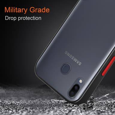 Samsung Galaxy M20 Deksel Case Cover (gjennomsiktig)