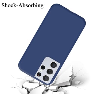 Samsung Galaxy S21 ULTRA silikondeksel case (blå)