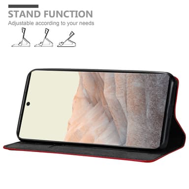 Google PIXEL 6 PRO lommebokdeksel case (rød)