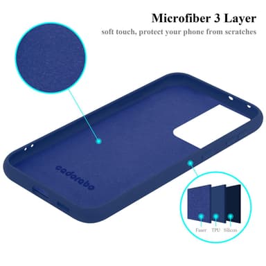 Samsung Galaxy S21 ULTRA silikondeksel case (blå)