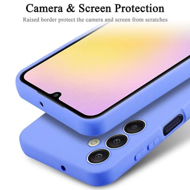 Samsung Galaxy A25 silikondeksel case (Lilla)