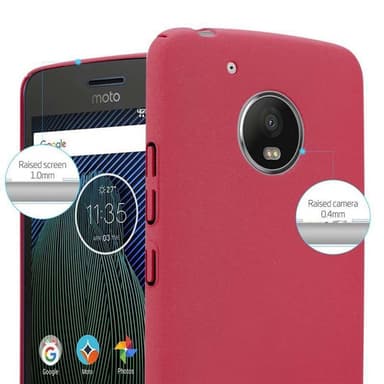 Motorola MOTO G5 Hardt Deksel Cover (rød)